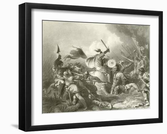 The Battle of Hastings-Philip James De Loutherbourg-Framed Giclee Print