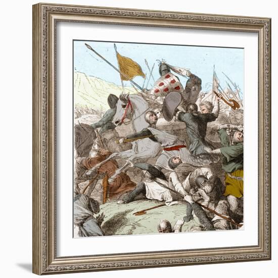 The Battle of Hattin, 4th July 1187-French School-Framed Giclee Print