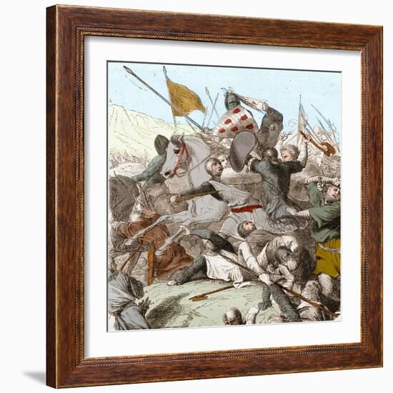 The Battle of Hattin, 4th July 1187-French School-Framed Giclee Print