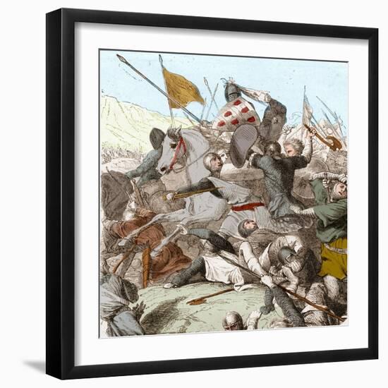 The Battle of Hattin, 4th July 1187-French School-Framed Giclee Print