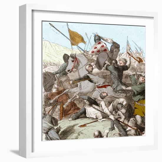 The Battle of Hattin, 4th July 1187-French School-Framed Giclee Print