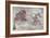 The Battle of Ichi No Tani-Okumura Masanobu-Framed Giclee Print