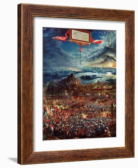 The Battle of Issos, November 333 BCE-Albrecht Altdorfer-Framed Giclee Print