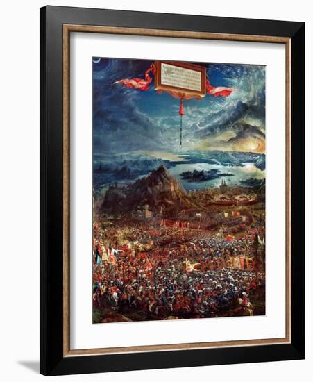 The Battle of Issos, November 333 BCE-Albrecht Altdorfer-Framed Giclee Print