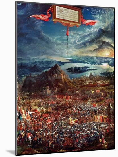 The Battle of Issos, November 333 BCE-Albrecht Altdorfer-Mounted Giclee Print