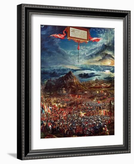 The Battle of Issos, November 333 BCE-Albrecht Altdorfer-Framed Giclee Print