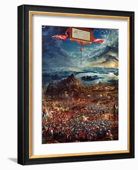 The Battle of Issos, November 333 BCE-Albrecht Altdorfer-Framed Giclee Print