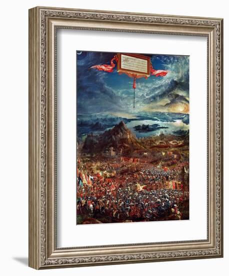 The Battle of Issos, November 333 BCE-Albrecht Altdorfer-Framed Giclee Print