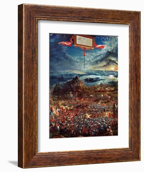 The Battle of Issos, November 333 BCE-Albrecht Altdorfer-Framed Giclee Print