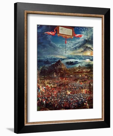 The Battle of Issos, November 333 BCE-Albrecht Altdorfer-Framed Giclee Print