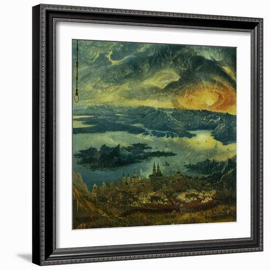 The Battle of Issus 333 V.Chr. (The Battle of Alexander), 1529. Camp of Tents-Albrecht Altdorfer-Framed Giclee Print