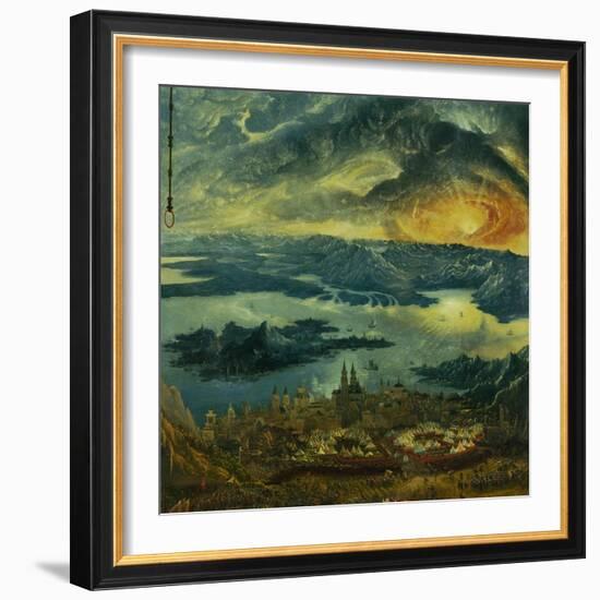 The Battle of Issus 333 V.Chr. (The Battle of Alexander), 1529. Camp of Tents-Albrecht Altdorfer-Framed Giclee Print