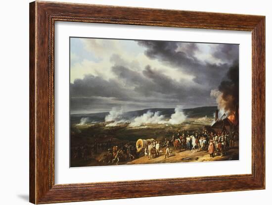 The Battle of Jemappes, 1792-Horace Vernet-Framed Giclee Print