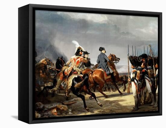 The Battle of Jena on 14 October 1806-Horace Vernet-Framed Premier Image Canvas