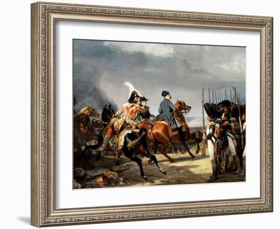 The Battle of Jena on 14 October 1806-Horace Vernet-Framed Giclee Print