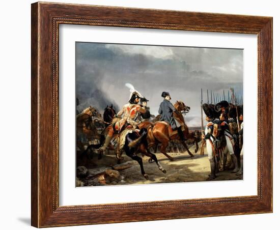 The Battle of Jena on 14 October 1806-Horace Vernet-Framed Giclee Print