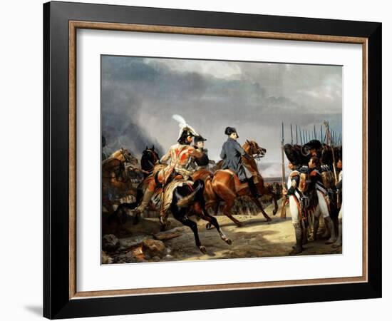 The Battle of Jena on 14 October 1806-Horace Vernet-Framed Giclee Print