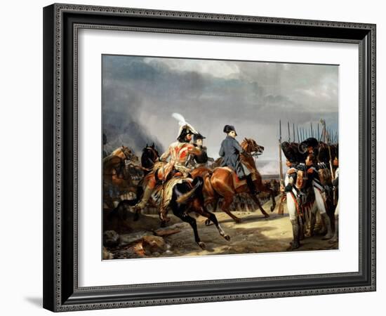 The Battle of Jena on 14 October 1806-Horace Vernet-Framed Giclee Print