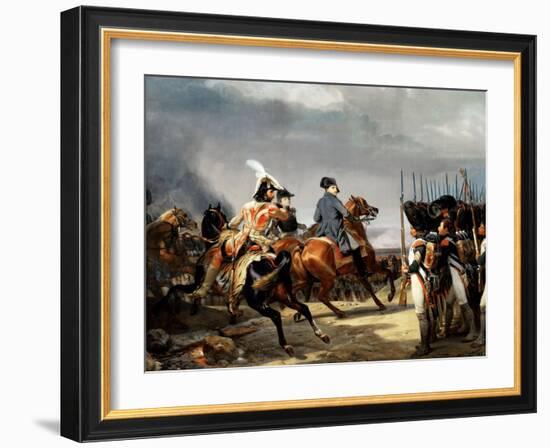 The Battle of Jena on 14 October 1806-Horace Vernet-Framed Giclee Print