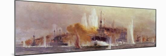 The Battle of Jutland in 1916-null-Mounted Giclee Print