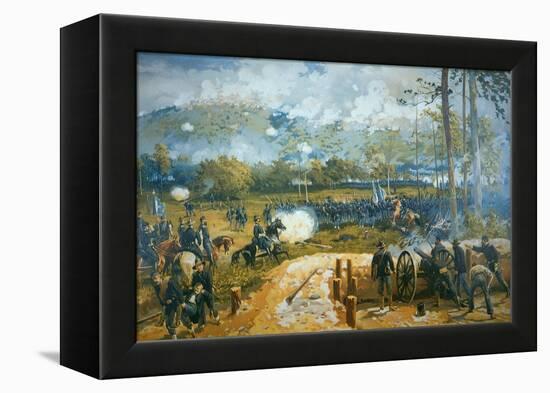 The Battle of Kenesaw Mountain, 27th June 1864-American School-Framed Premier Image Canvas