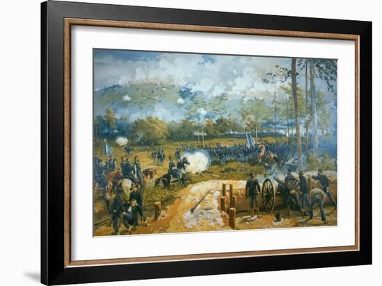 The Battle of Kenesaw Mountain, 27th June 1864-American School-Framed Giclee Print