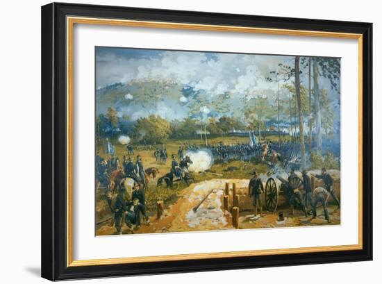 The Battle of Kenesaw Mountain, 27th June 1864-American School-Framed Giclee Print