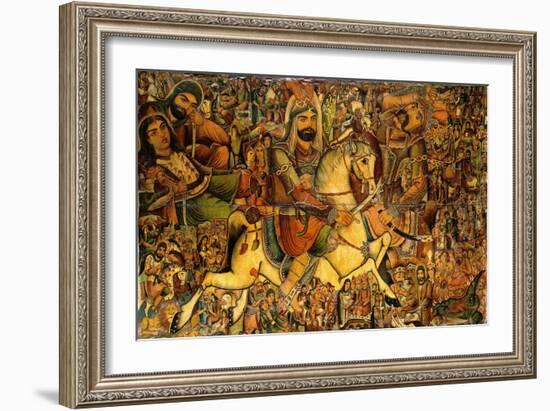 The Battle of Kerbala, 19th Century-null-Framed Giclee Print