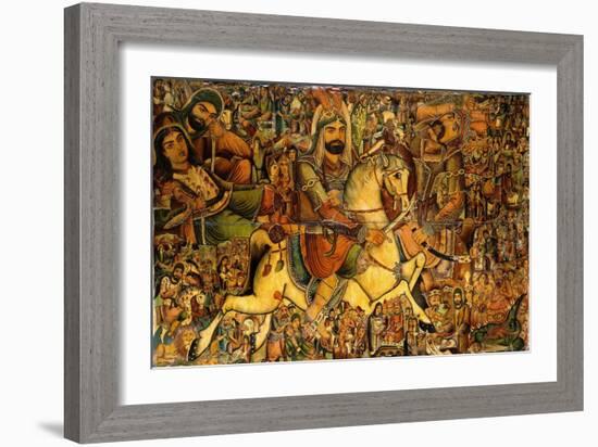 The Battle of Kerbala, 19th Century-null-Framed Giclee Print