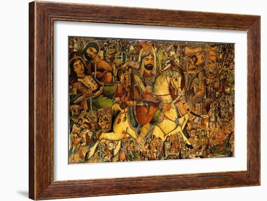 The Battle of Kerbala, 19th Century-null-Framed Giclee Print