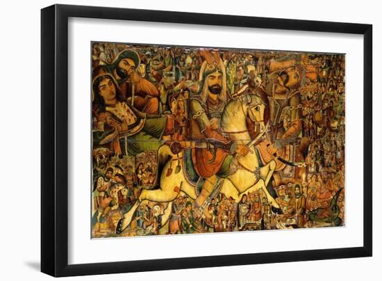 The Battle of Kerbala, 19th Century-null-Framed Giclee Print