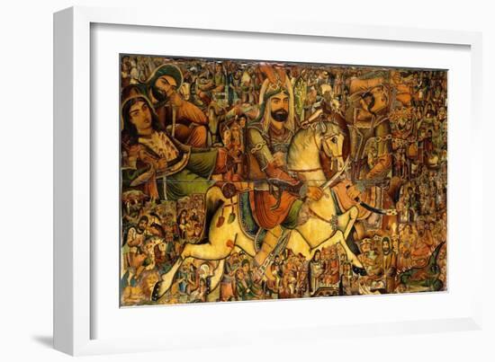 The Battle of Kerbala, 19th Century-null-Framed Giclee Print