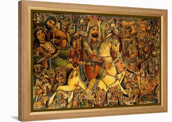 The Battle of Kerbala, 19th Century-null-Framed Premier Image Canvas