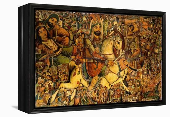 The Battle of Kerbala, 19th Century-null-Framed Premier Image Canvas