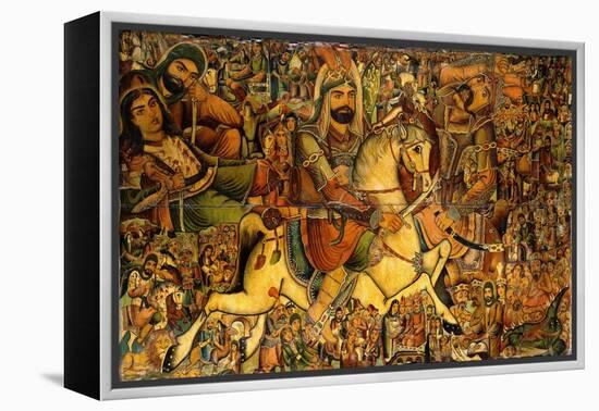 The Battle of Kerbala, 19th Century-null-Framed Premier Image Canvas