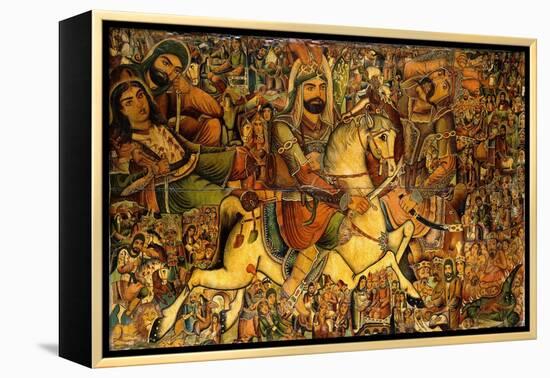 The Battle of Kerbala, 19th Century-null-Framed Premier Image Canvas