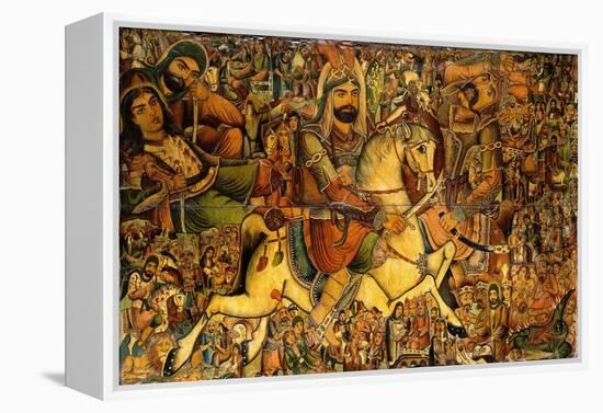 The Battle of Kerbala, 19th Century-null-Framed Premier Image Canvas