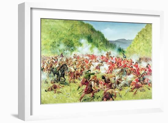 The Battle of Killiecrankie (Oil on Canvas)-Terence Cuneo-Framed Giclee Print