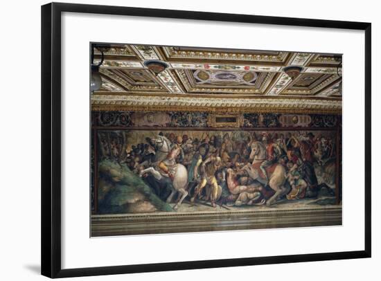 The Battle of L'Aquila in 1444-null-Framed Giclee Print