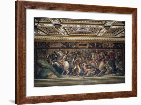 The Battle of L'Aquila in 1444-null-Framed Giclee Print