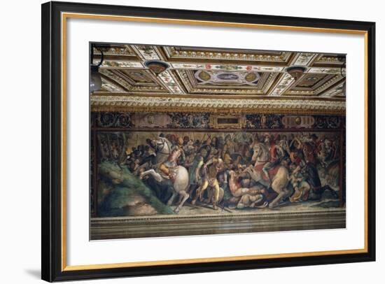 The Battle of L'Aquila in 1444-null-Framed Giclee Print