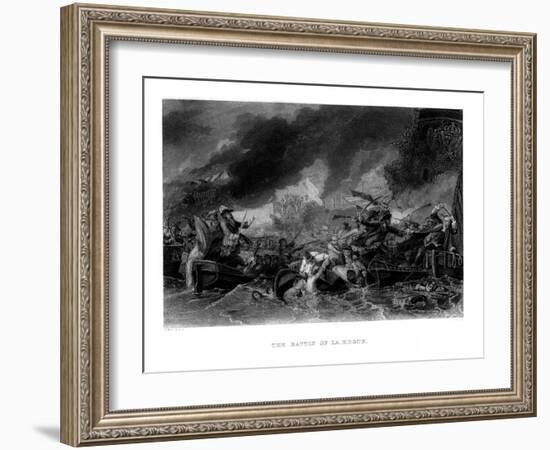 The Battle of La Hogue, 1692-JC Armytage-Framed Giclee Print