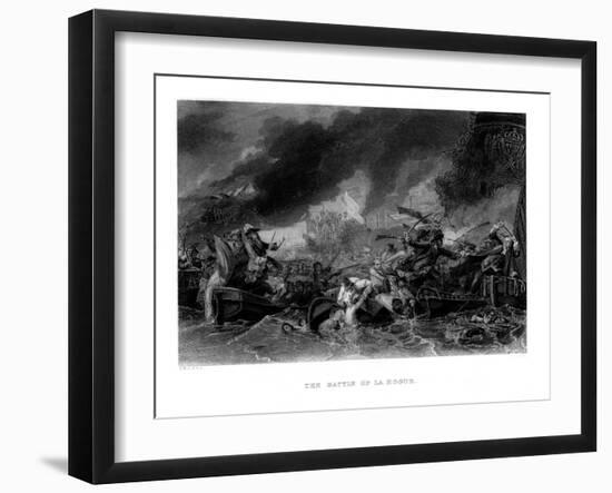 The Battle of La Hogue, 1692-JC Armytage-Framed Giclee Print