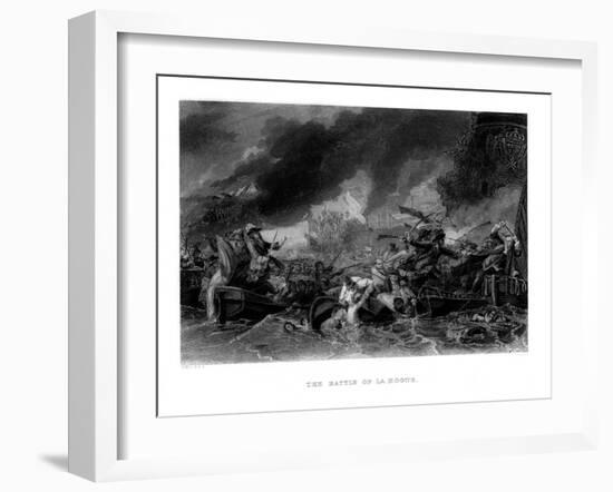 The Battle of La Hogue, 1692-JC Armytage-Framed Giclee Print