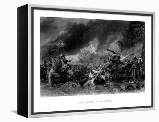 The Battle of La Hogue, 1692-JC Armytage-Framed Premier Image Canvas