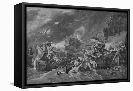 'The Battle of La Hogue', c1781-Benjamin West-Framed Premier Image Canvas