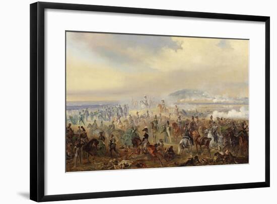 The Battle of Leipzig in October 1813, 1886-Gottfried Willewalde-Framed Giclee Print