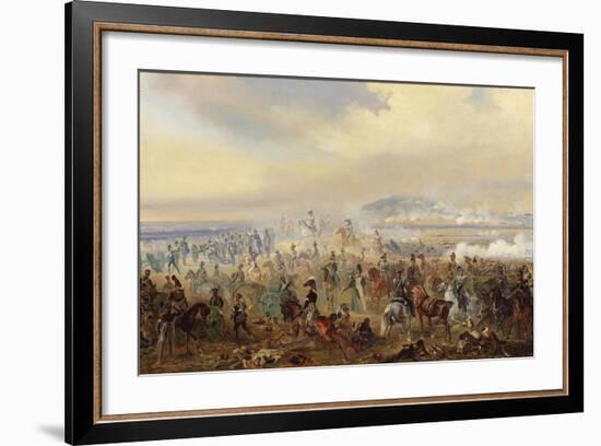 The Battle of Leipzig in October 1813, 1886-Gottfried Willewalde-Framed Giclee Print