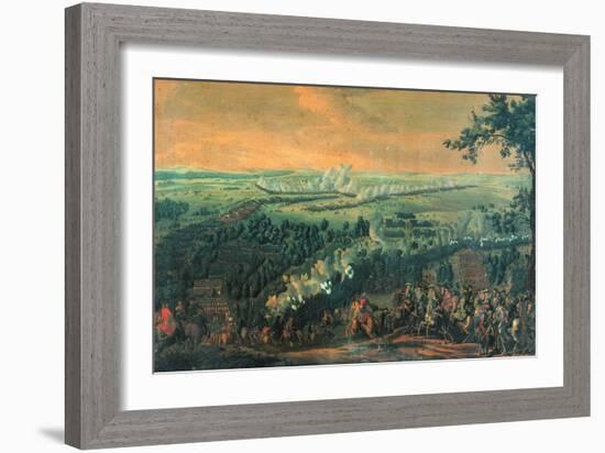 The Battle of Lesnaya, 1720S-Nicolas de Larmessin-Framed Giclee Print