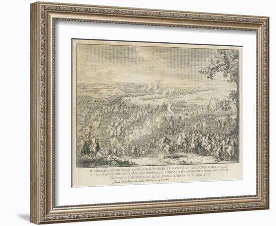 The Battle of Lesnaya-Nicolas de Larmessin-Framed Giclee Print